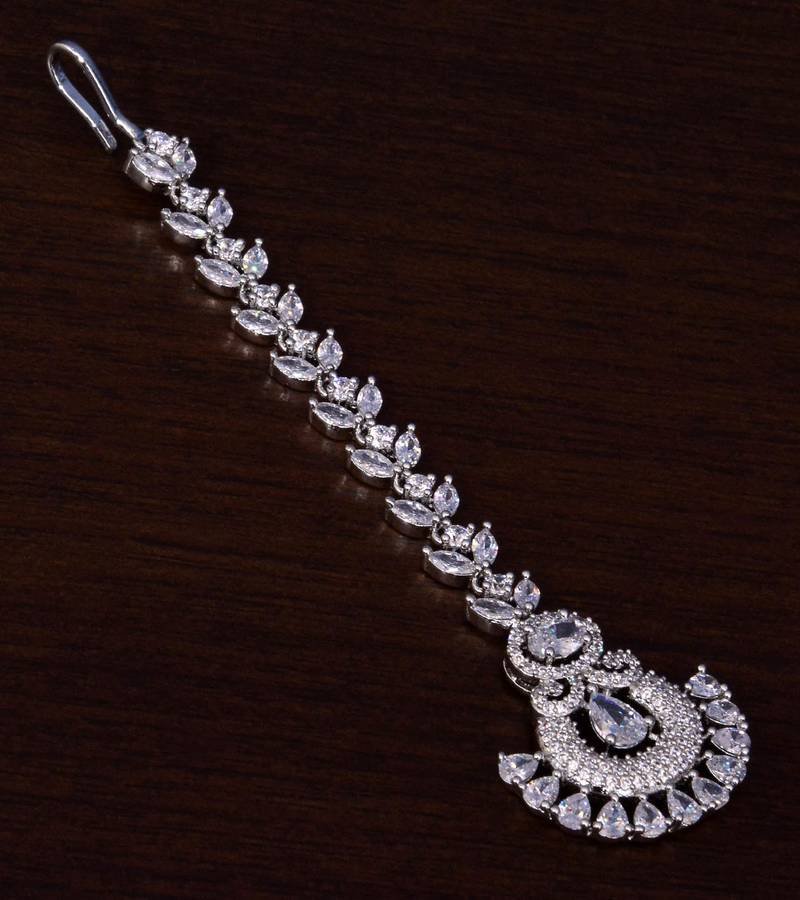 Designer Zirconia Maang Tikka